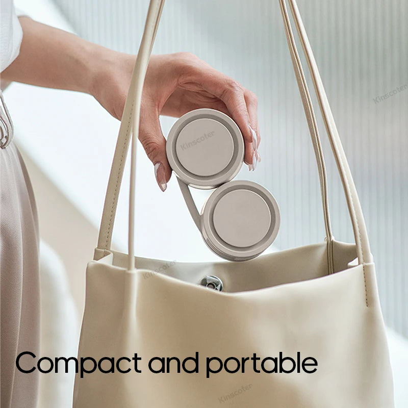 ChillGlow Neck Fan — Hands-Free Bladeless Personal Cooler